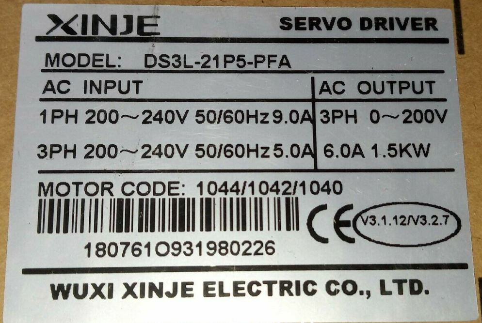 Xinje DS3L-21P5-PFA