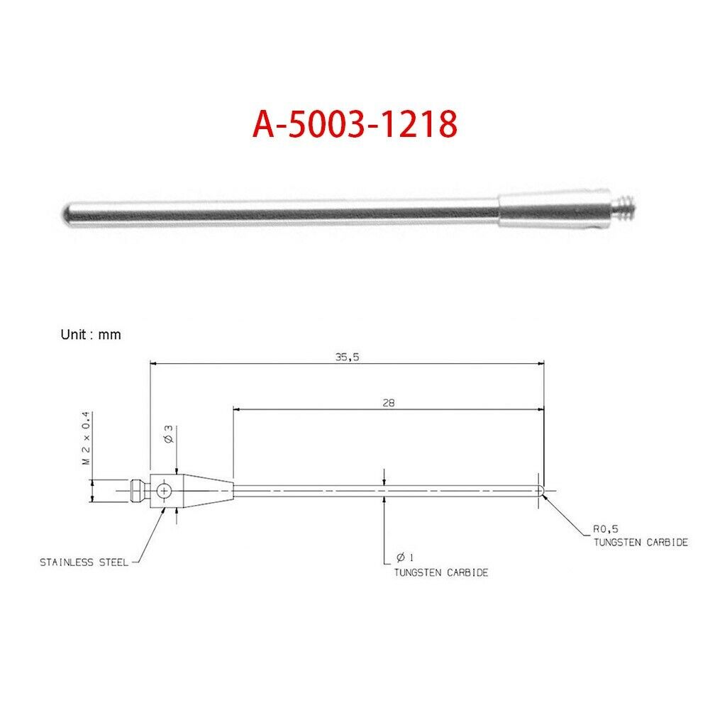 Параллельный щуп Renishaw A-5003-1218 M2 1mm