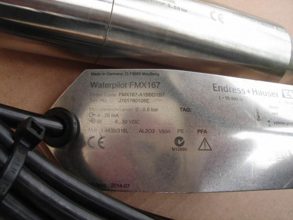 Гидростатический уровнемер Endress-Hauser Waterpilot FMX167-A1BBD1B7