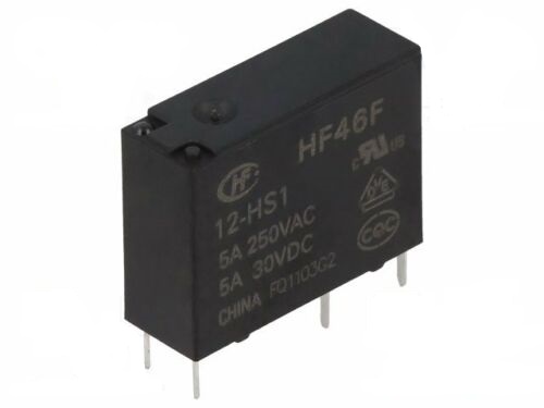 Реле HF46F/012-HS1 10шт