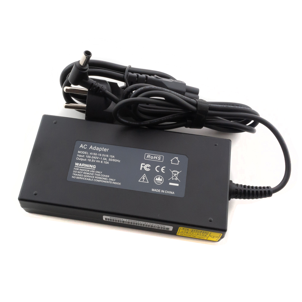 Зарядка для ноутбука Sony 19.5V 6.15A (120W) 6.5x4.4мм с иглой