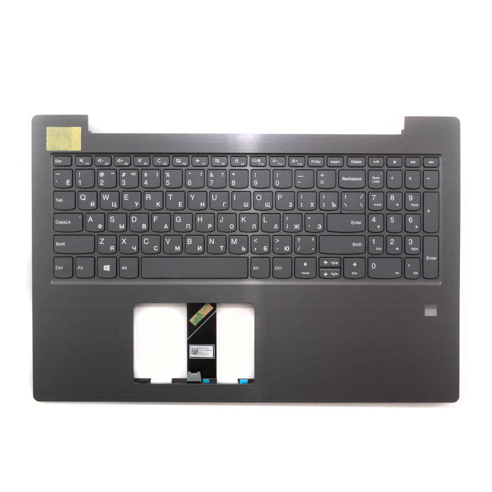 Клавиатура для ноутбука Lenovo V330-15IKB серая с серым топкейсом