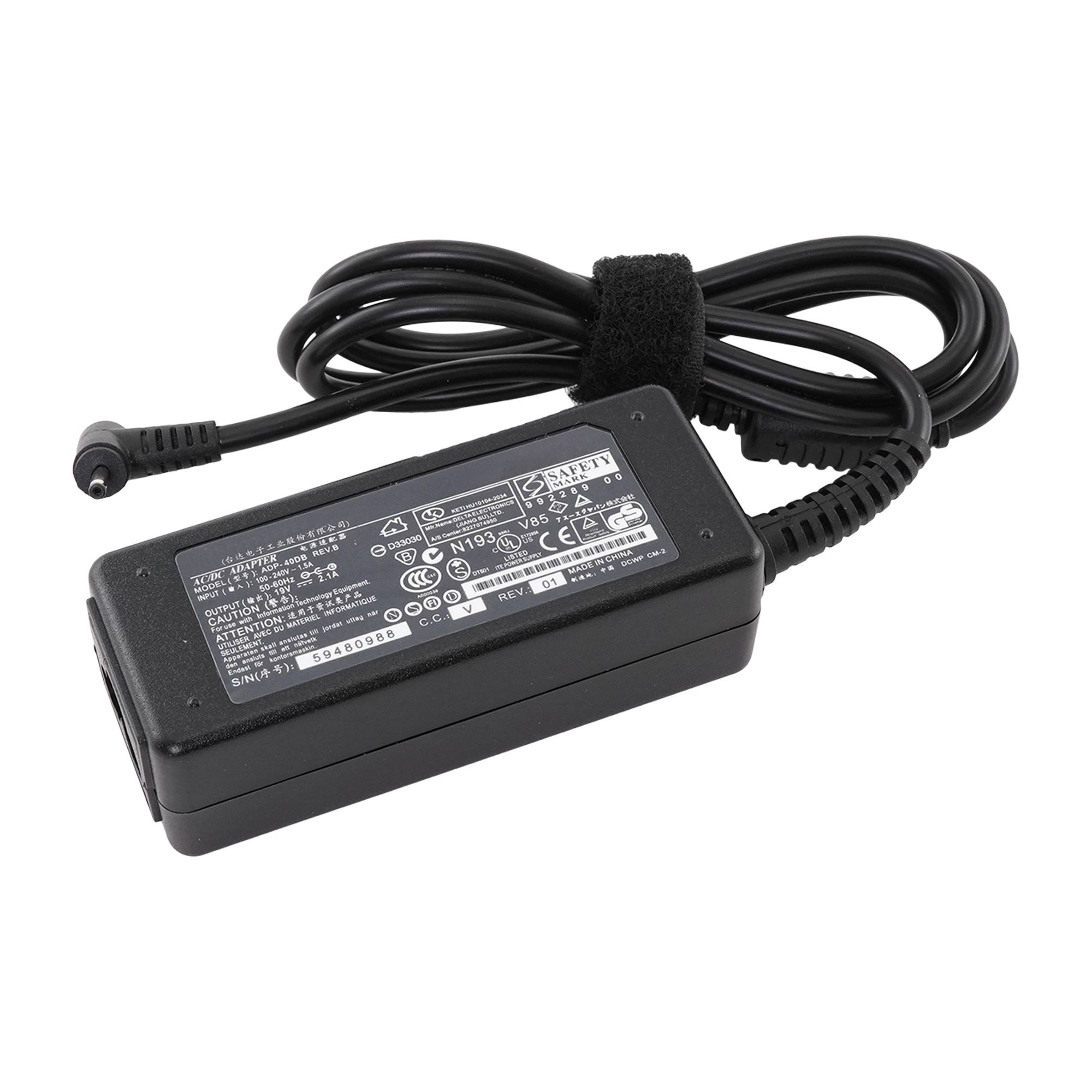 OEM зарядка для ноутбука Asus 19V 2.1A (40W) 2.5x0.7мм