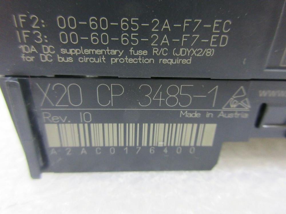B&R X20CP3485