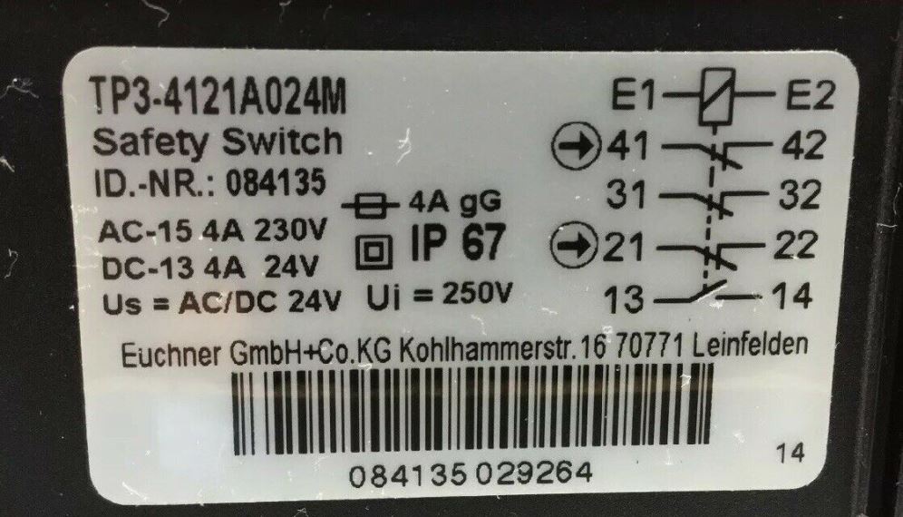 Euchner TP3-4121A024M