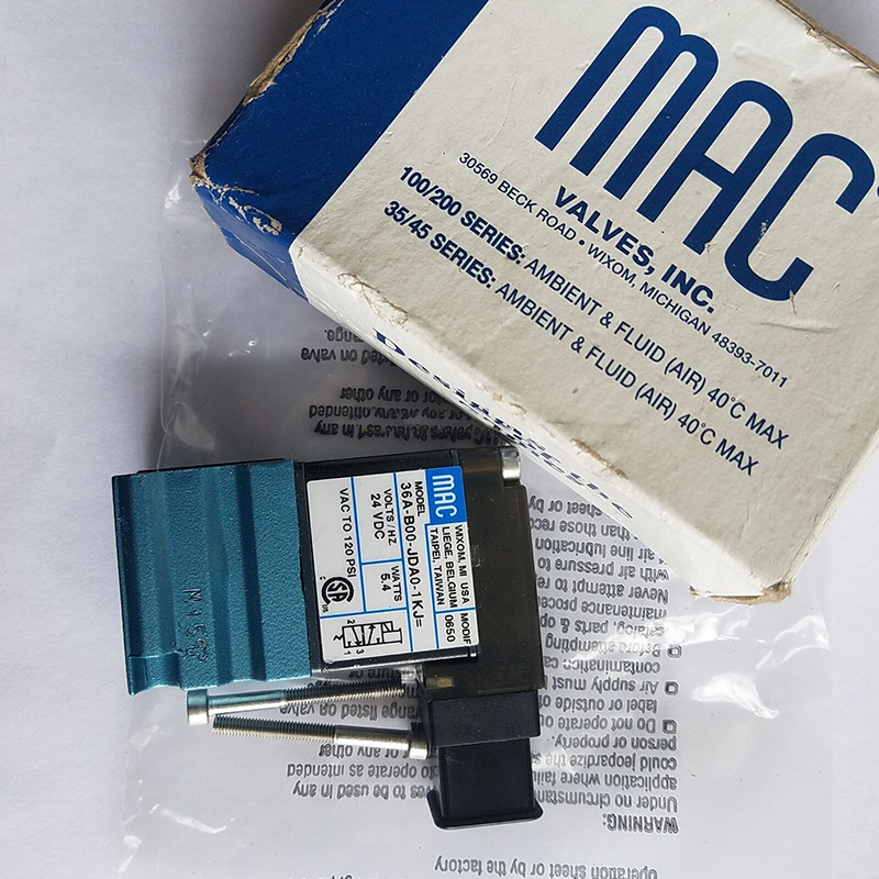 Электромагнитный клапан MAC Solenoid 36A-B00-JDA0-1KJ